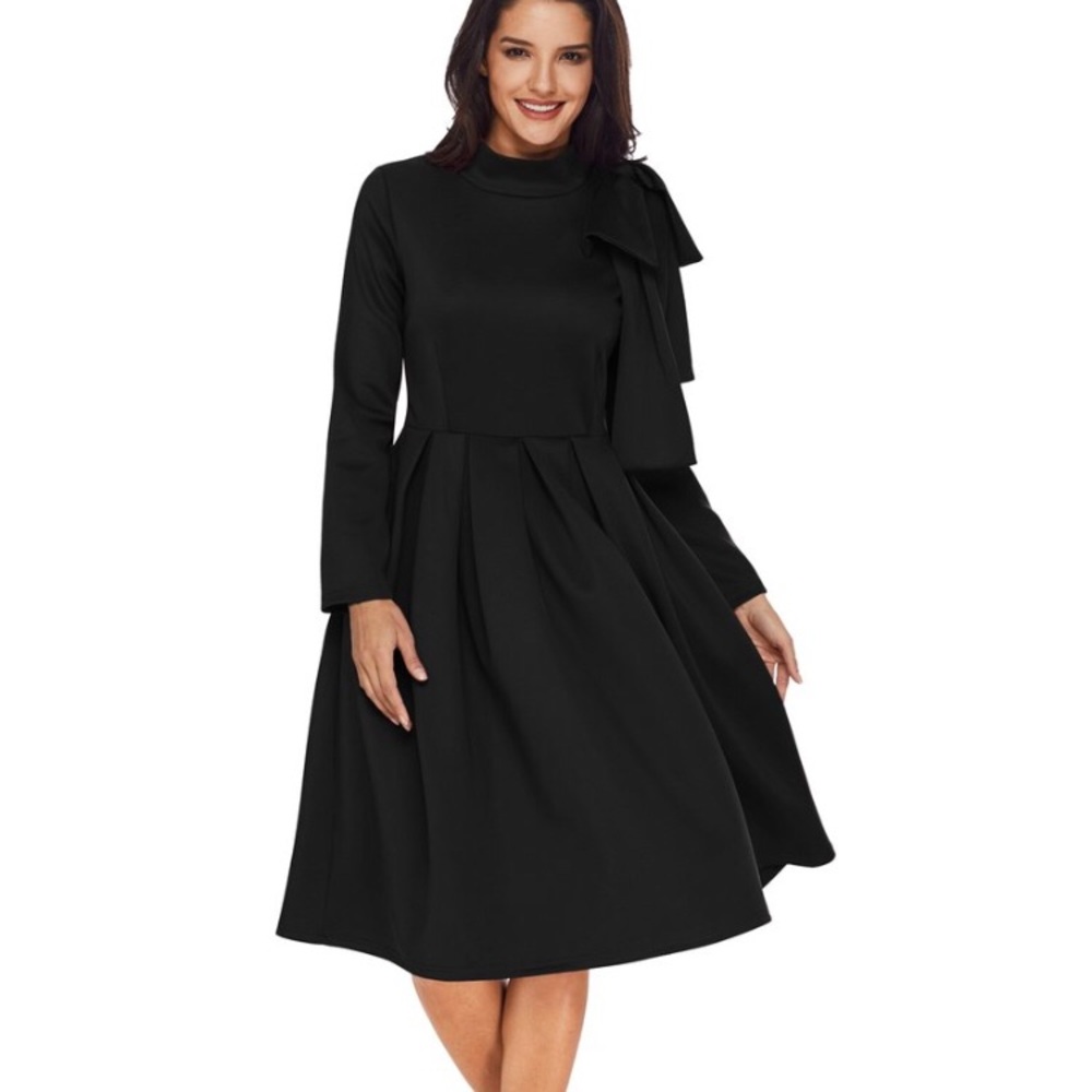 Bow Knot Midi Dress